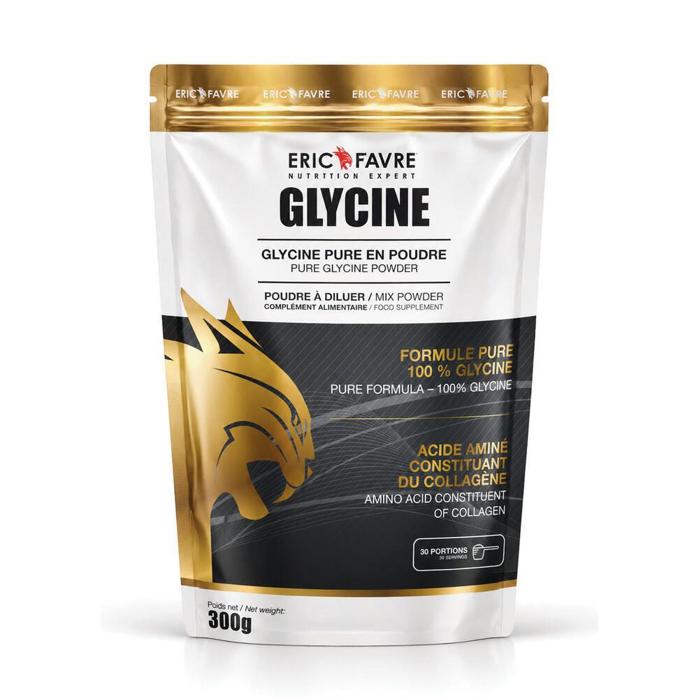 Sachet de glycine de la gamme Eric Favre, présenté comme exemple de format en poudre